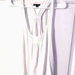 American Eagle Tank top with embellishments/White Sz L